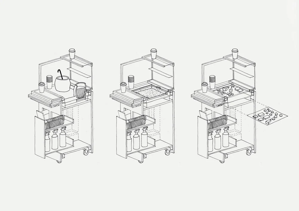Typologies of the concierge station.