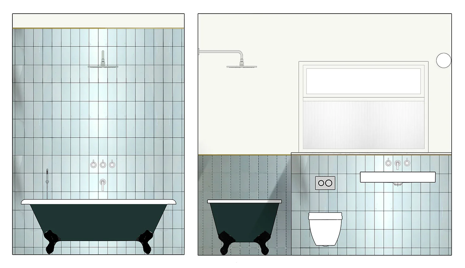 Visual references brought to the table by our client.
