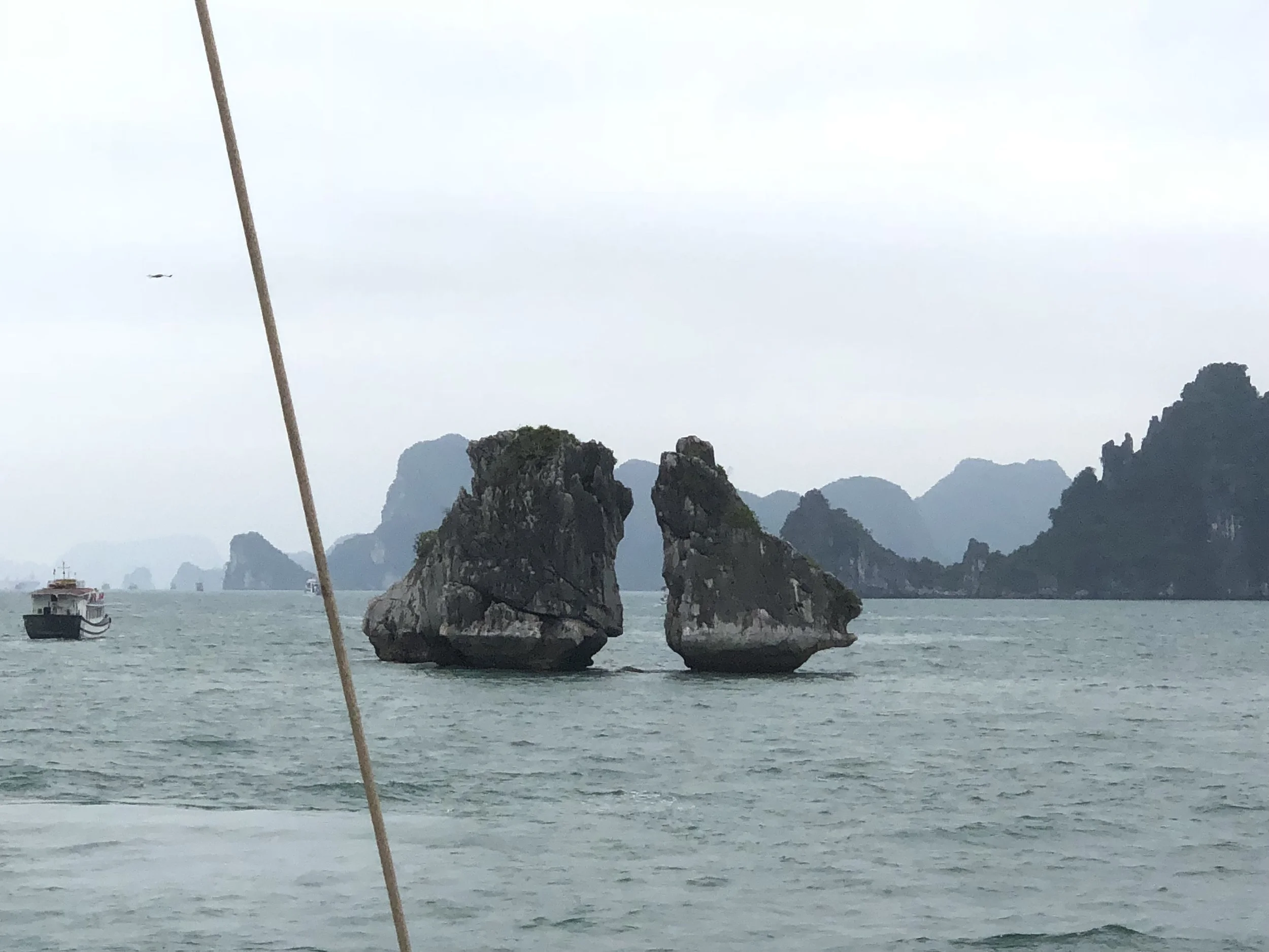 These two karsts are called Chickens Kissing…which I can sort of see!