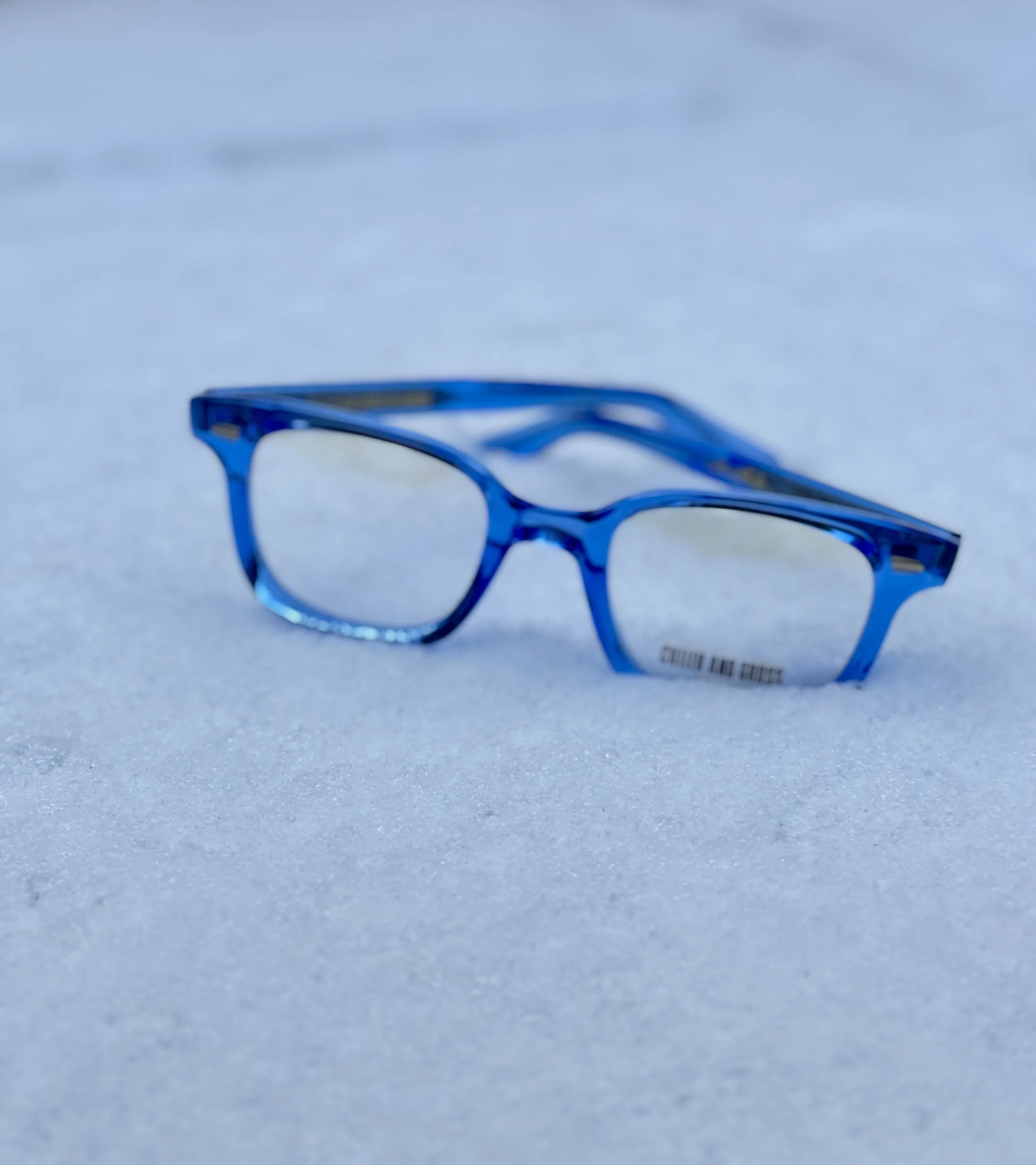 Cutler and Gross frame in the snow