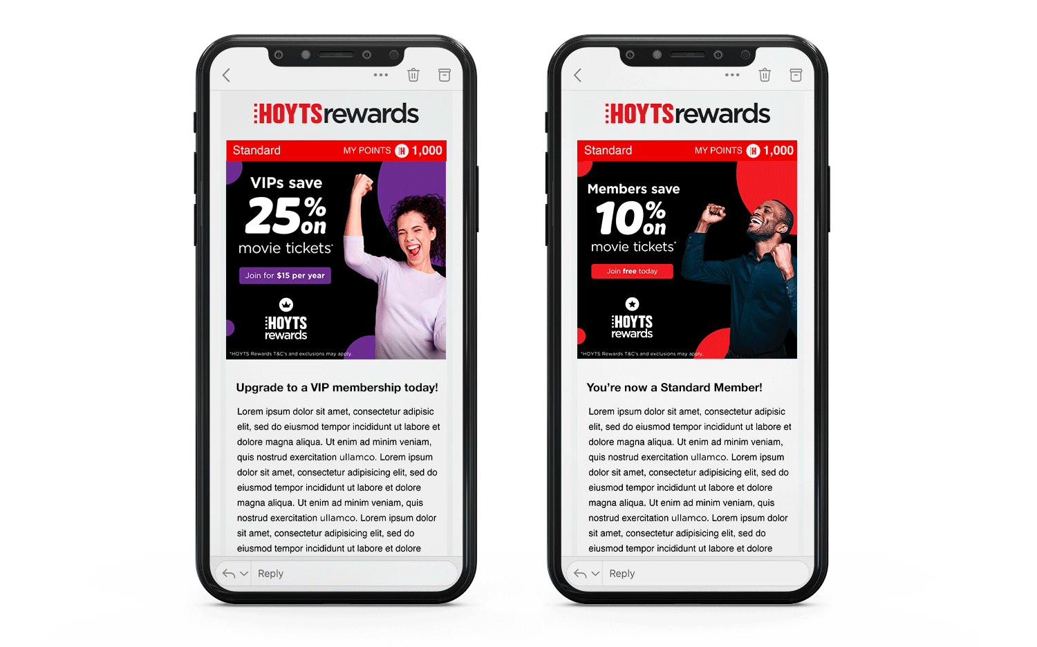 HOYTS Rewards Rebrand — Natalie