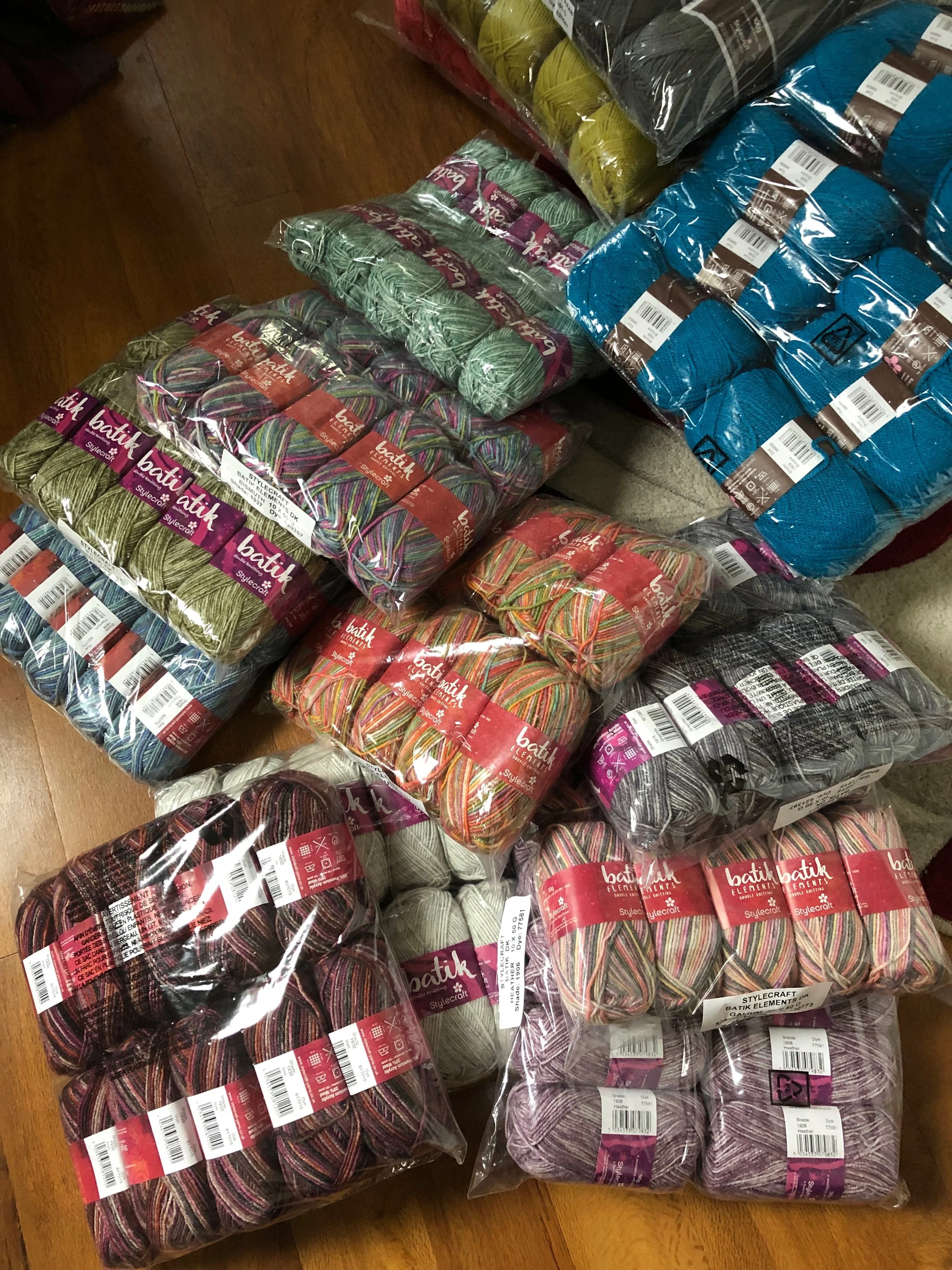 Lovely colours from the Batik range
