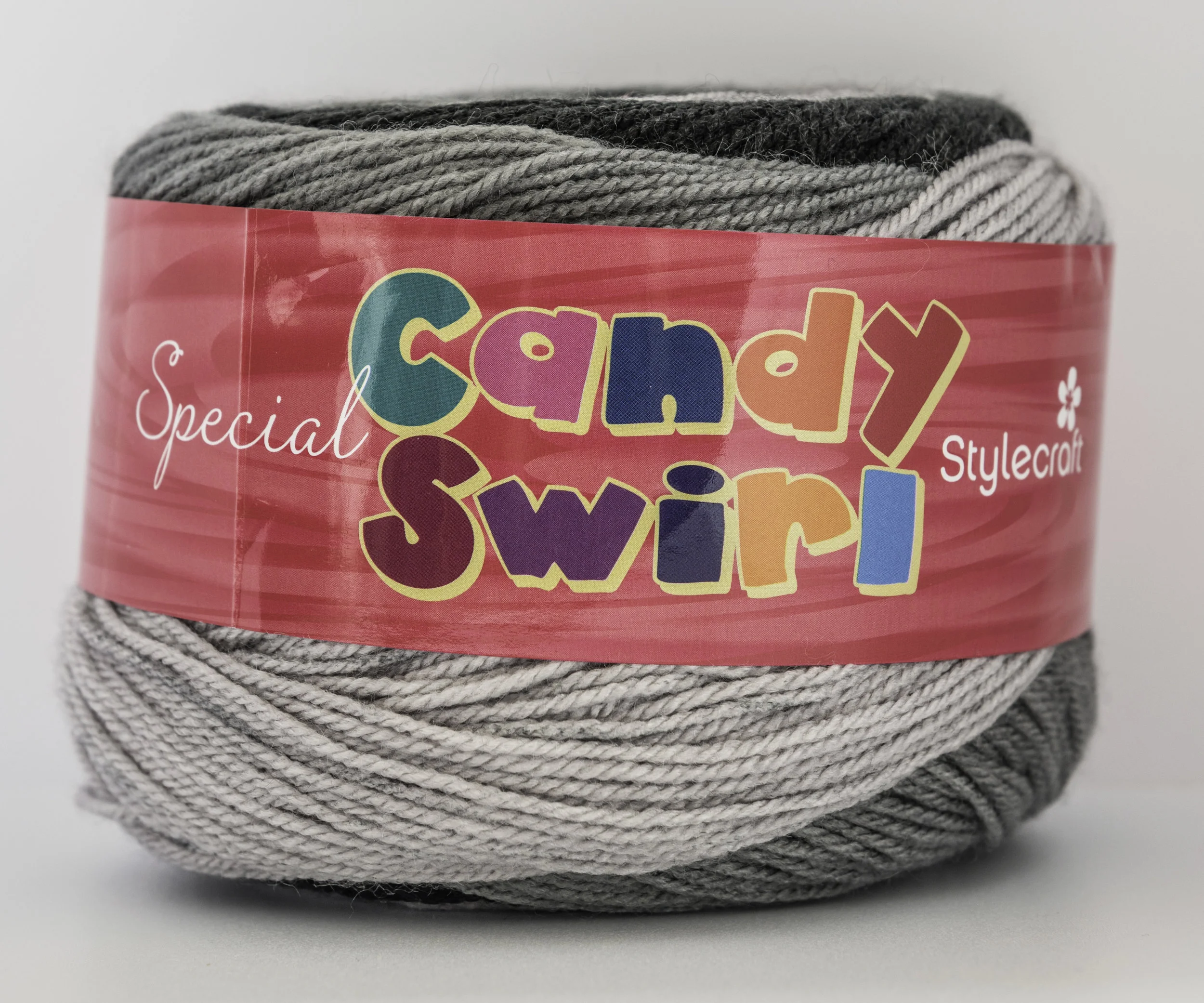 Stylecraft candy Swirl - Liquorice Whirl plus free scarf printed crochet pattern