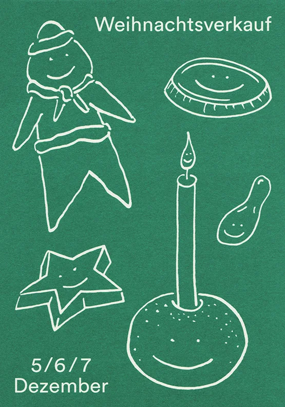 Invitation card, Weihnachtsverkauf