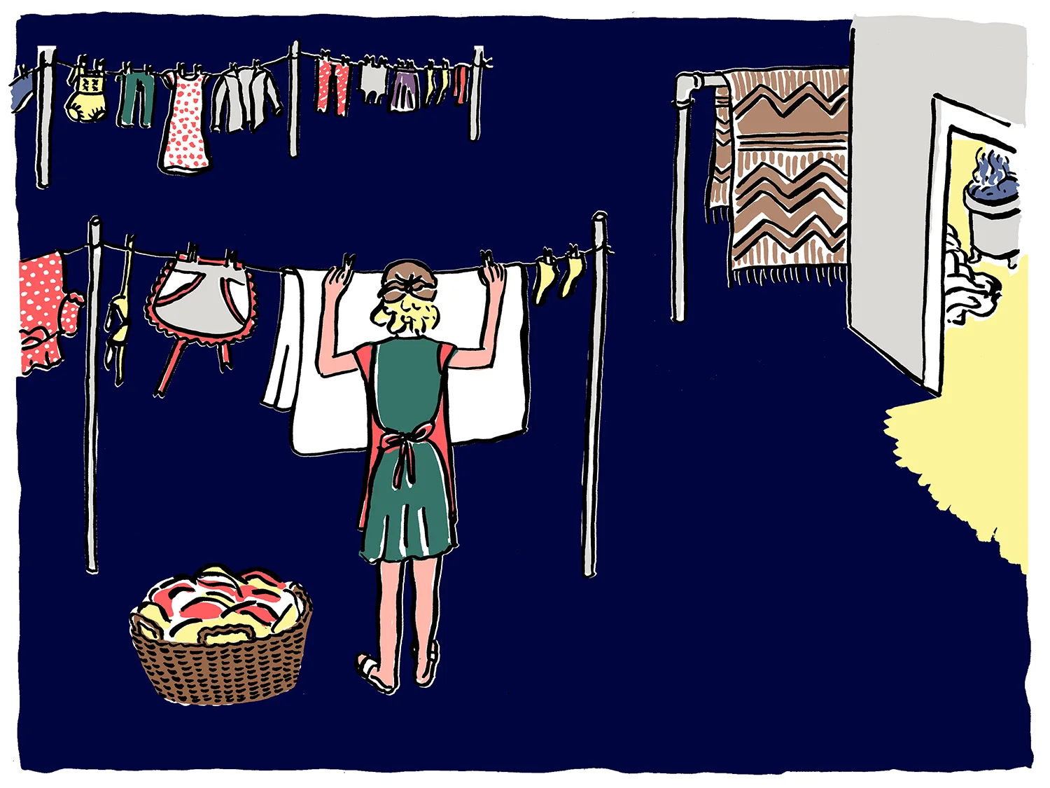 Illustration, laundry