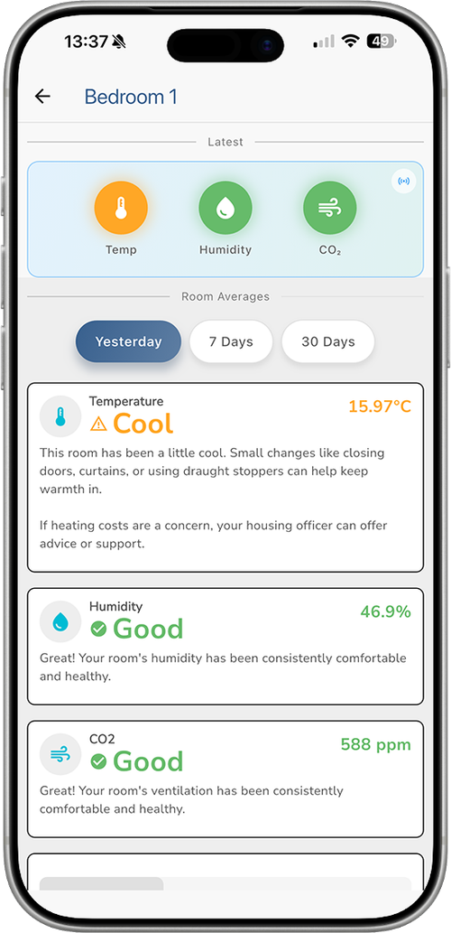 Yesterday timeframe screenshot