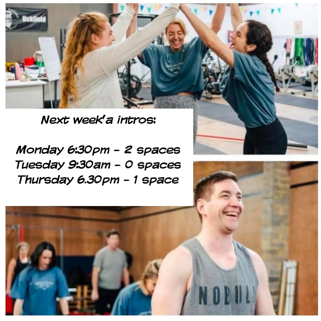 Monday 31st March 6:30pm - 2 spaces
Tuesday 1st April 9:30am - FULL
Thursday 3rd April 6:30pm - 1 space