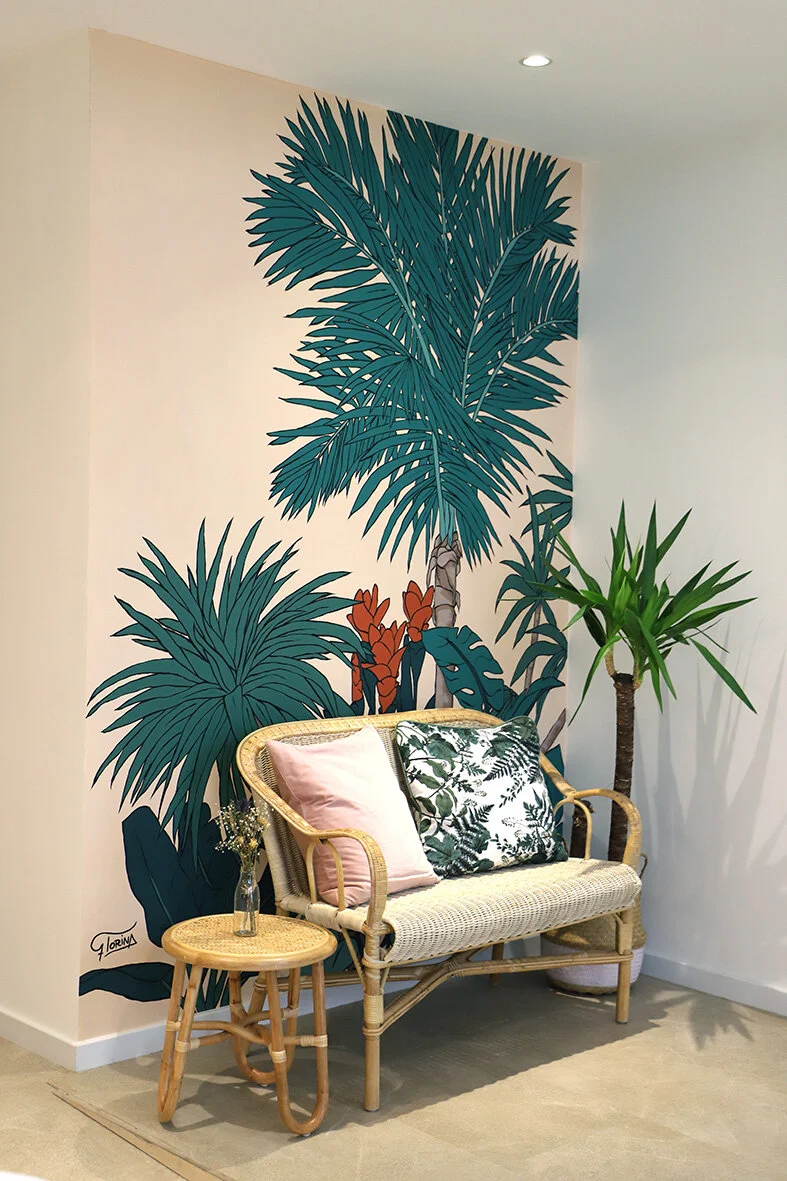 Fresque au Yoga Korner