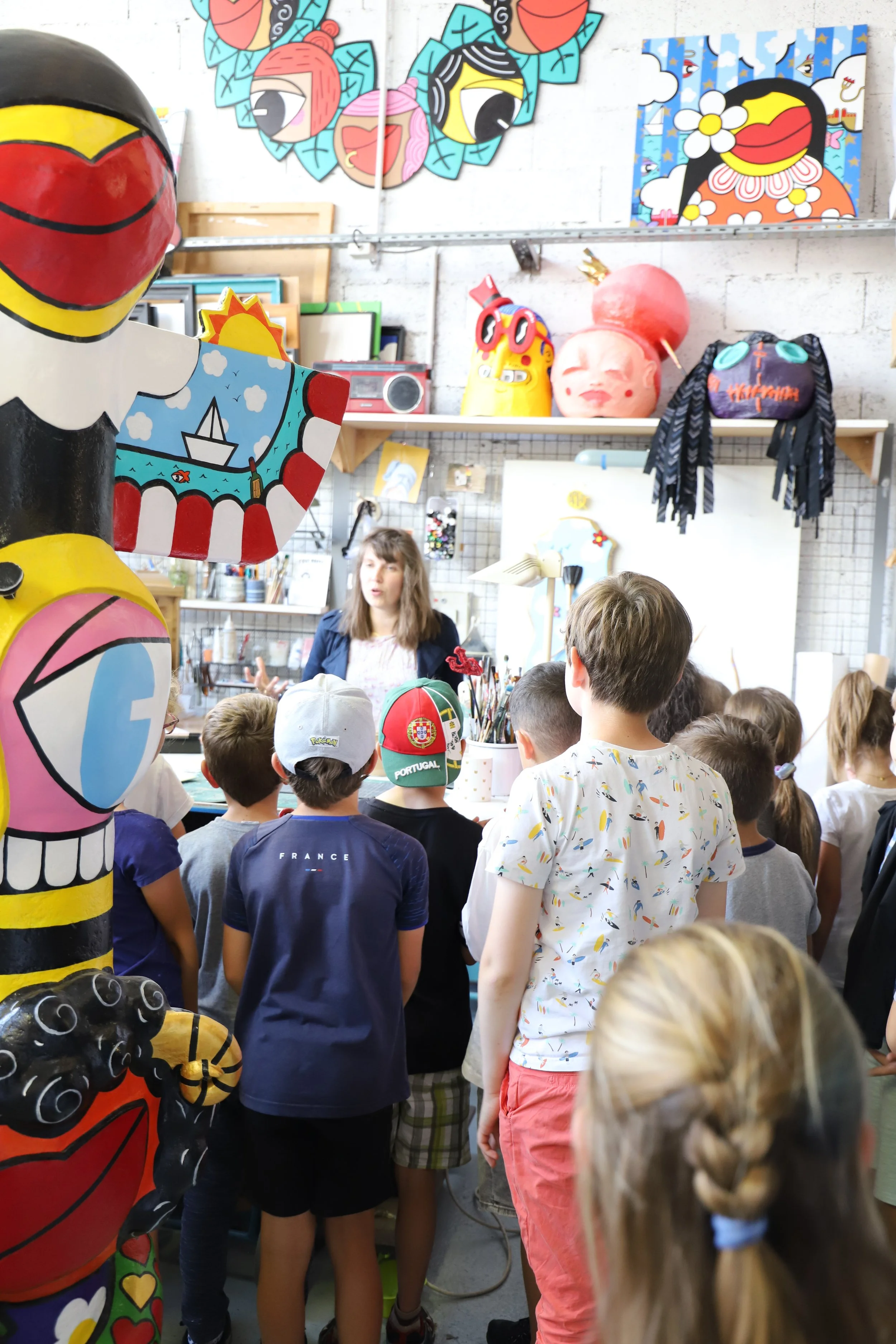 visite de magonia pour l'école Nelson Mandela