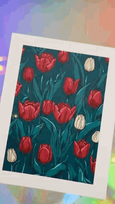 Carte Tulipes - A5