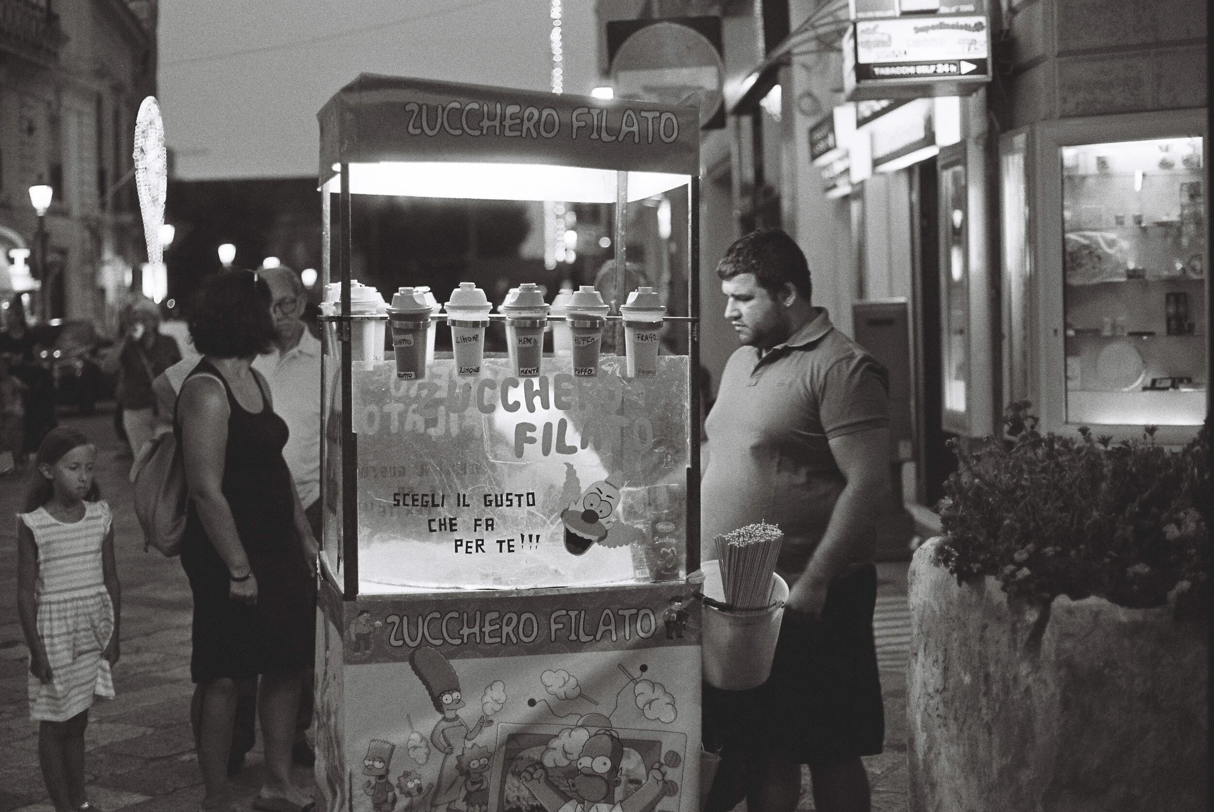 The Black and White Candy Floss