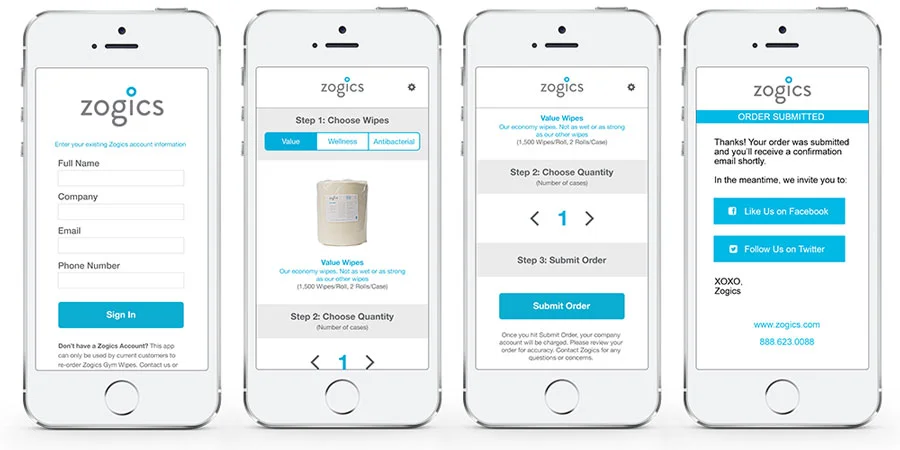 Zogics App Design — Jennifer Brennan