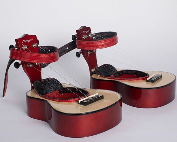 Ukelele Shoes by Tae Gyung Kang