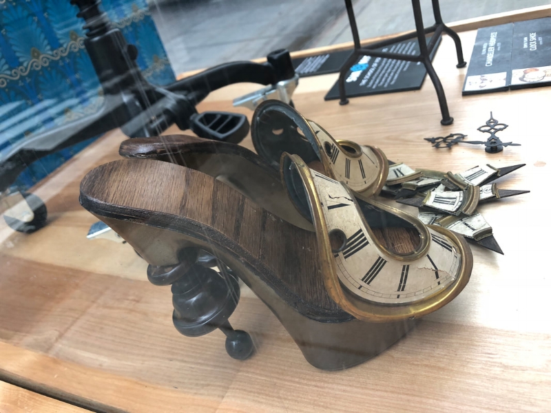 These shoes may not truly tick, but their clever, antique-style design has the potential to withstand the test of time.