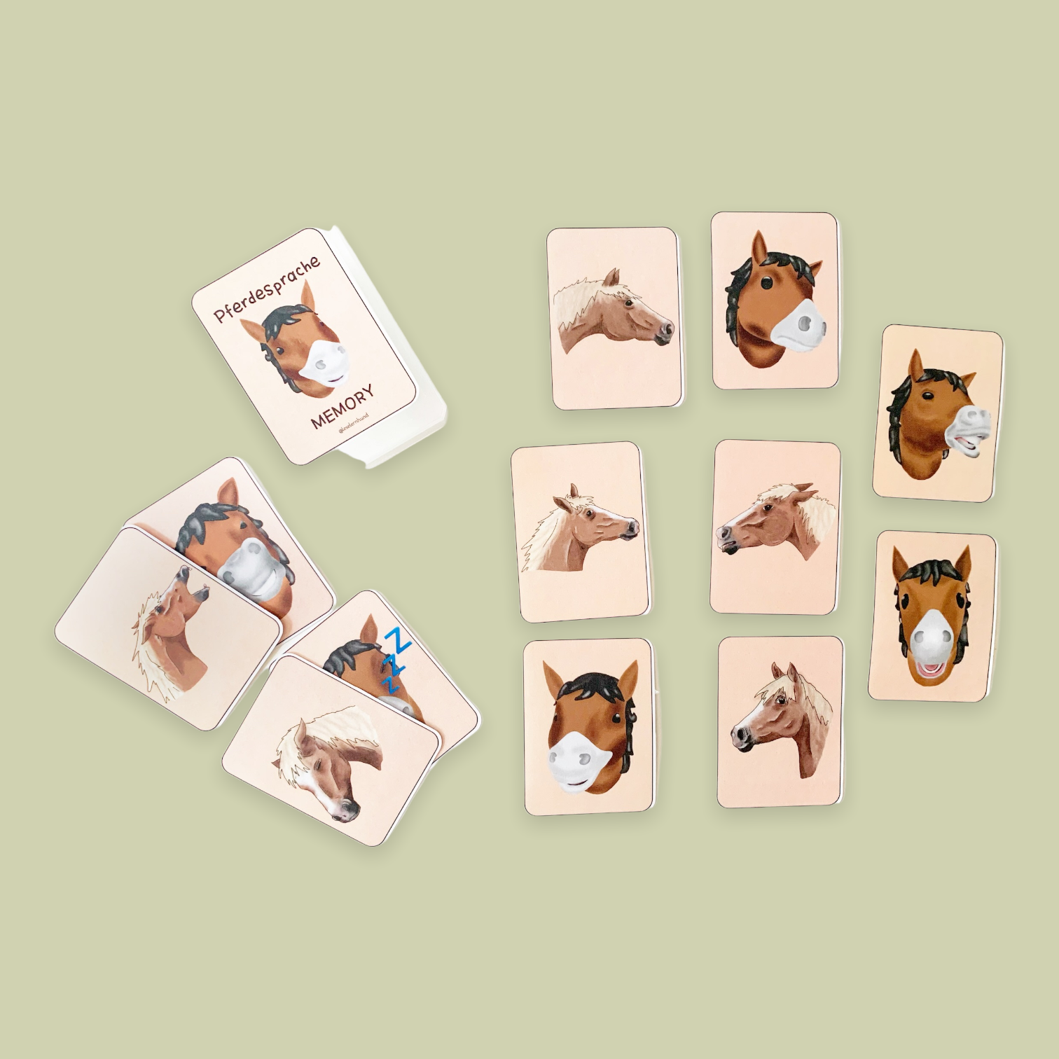 MemoSpiel Pferde-Körpersprache