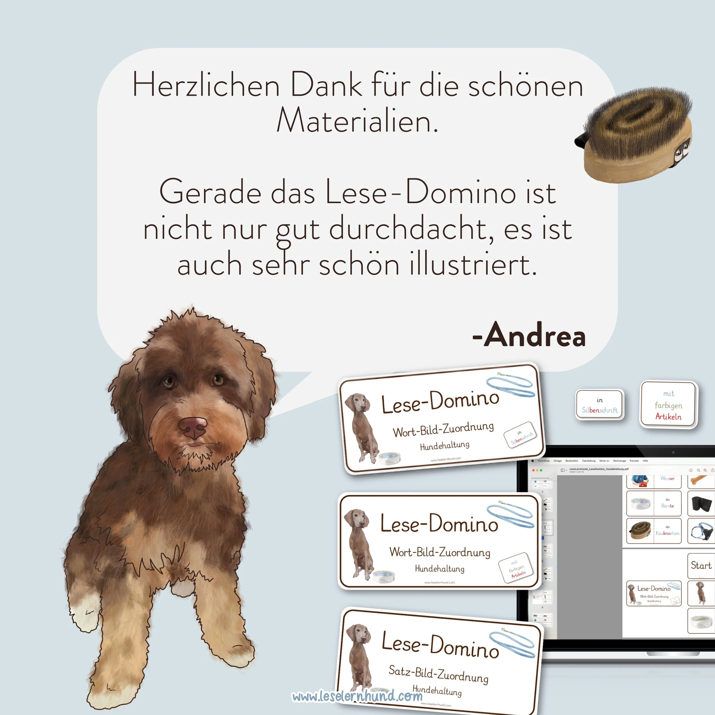 Lese-Domino: Hundehaltung