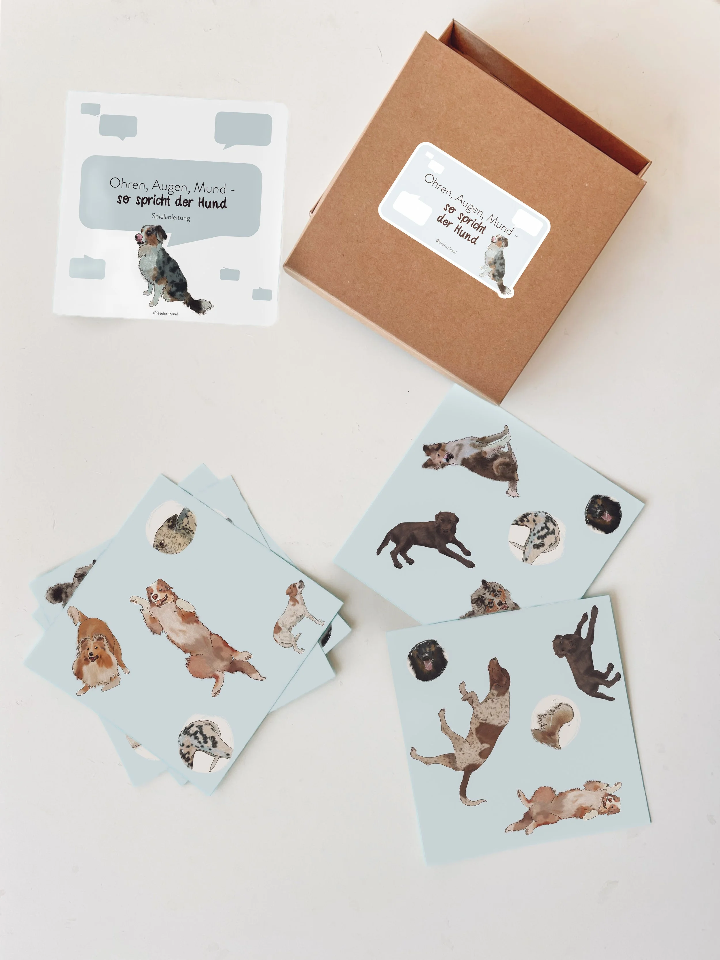 Spiel: Ohren, Augen, Mund - so spricht der Hund