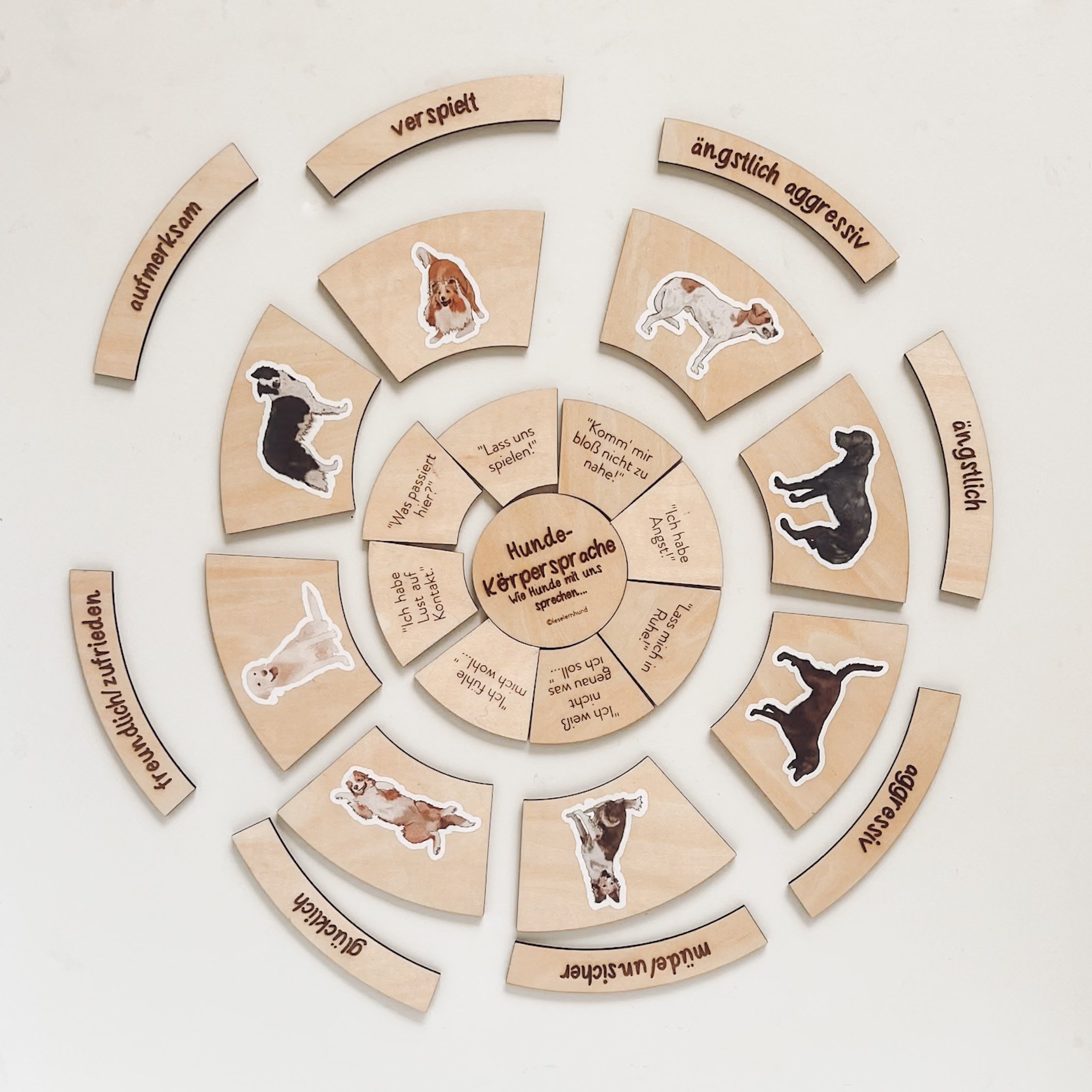 XL-Legekreis "Hunde-Körpersprache"