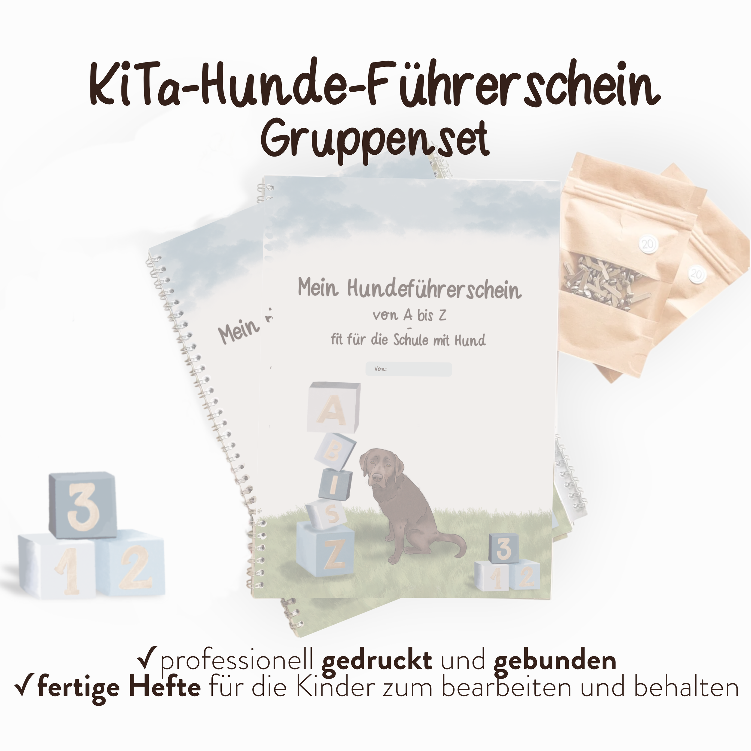 KiTa-Hunde-Führerschein - Gruppenset