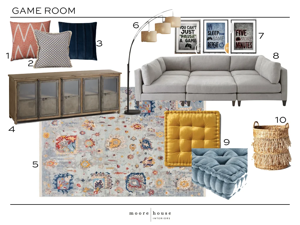 Teen Game Room Design Moore House Interiors