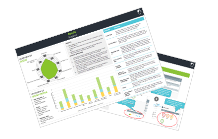 Client report demonstrating where to measurably improve the experience as it relates to efforts required.