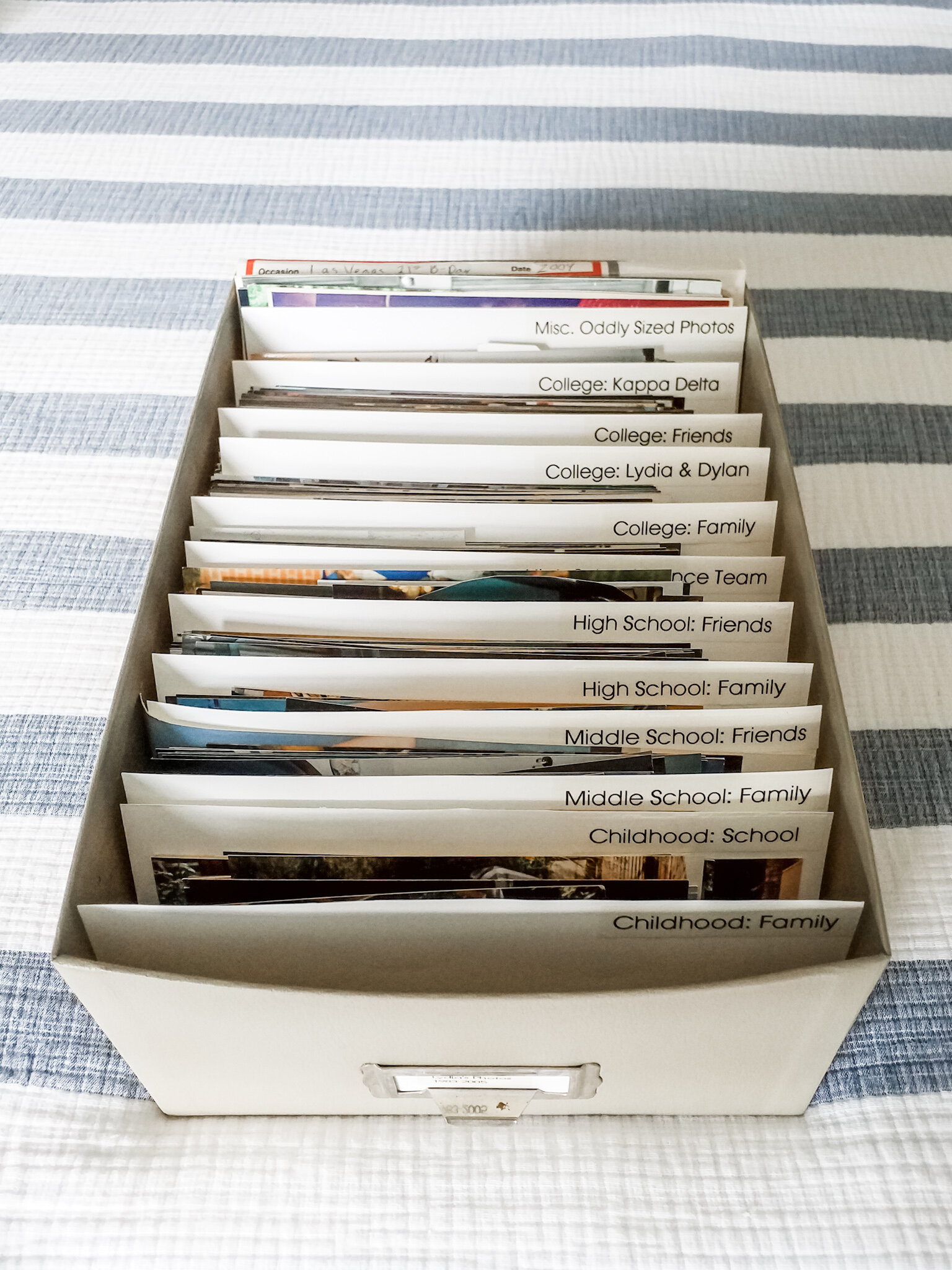 family photos organization professional organizing wilmington ncjpg