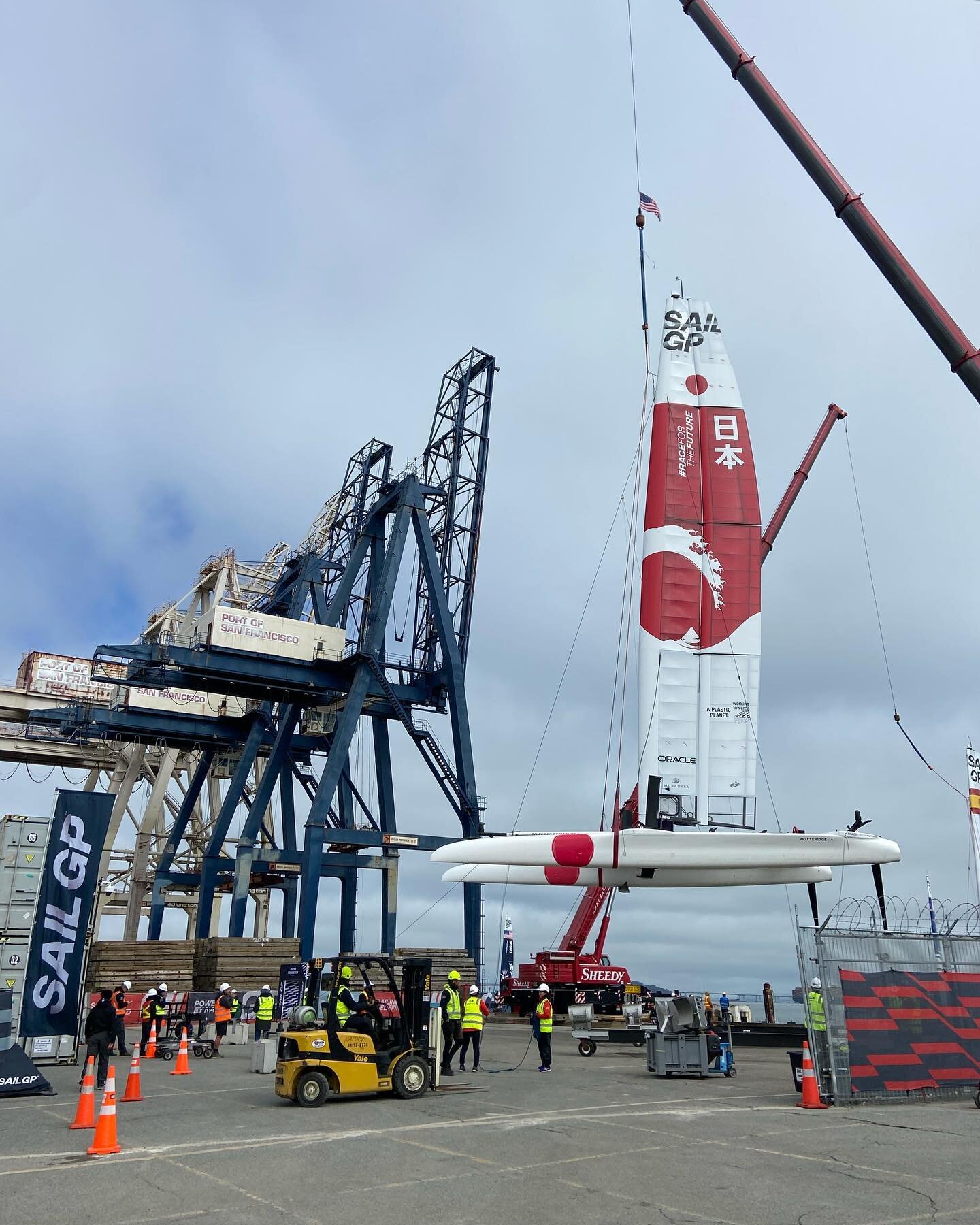 Super cool opportunity to do a tech tour of SailGP last Friday. So excited to check out such amazing boats!