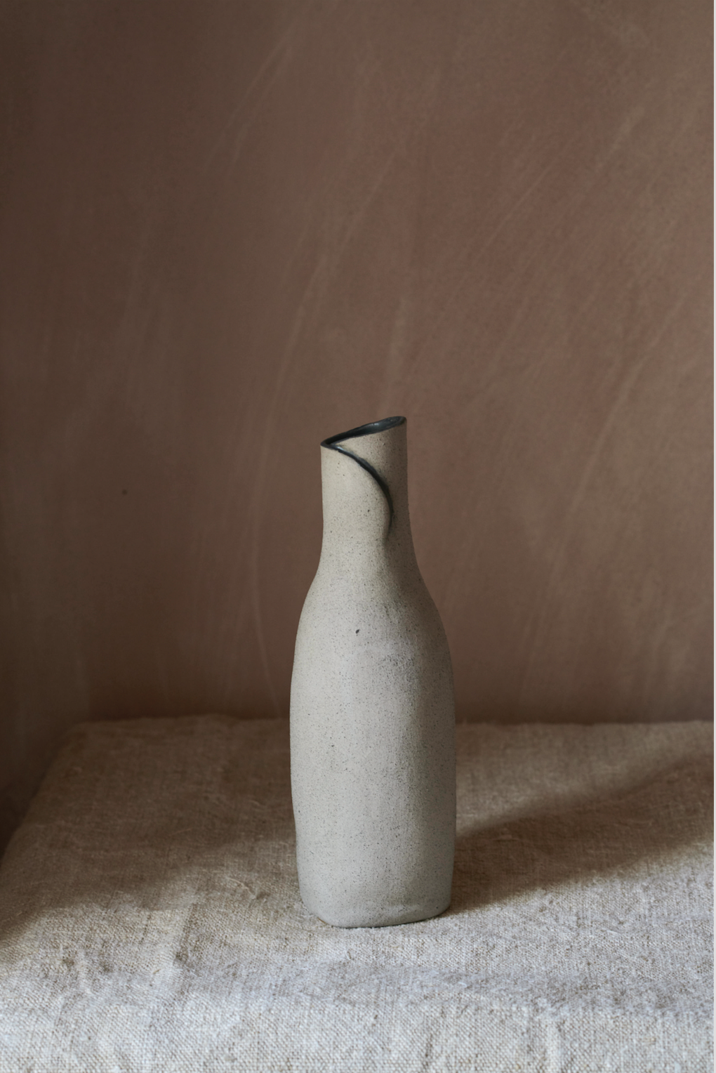 Grey + Black Folded Bottle