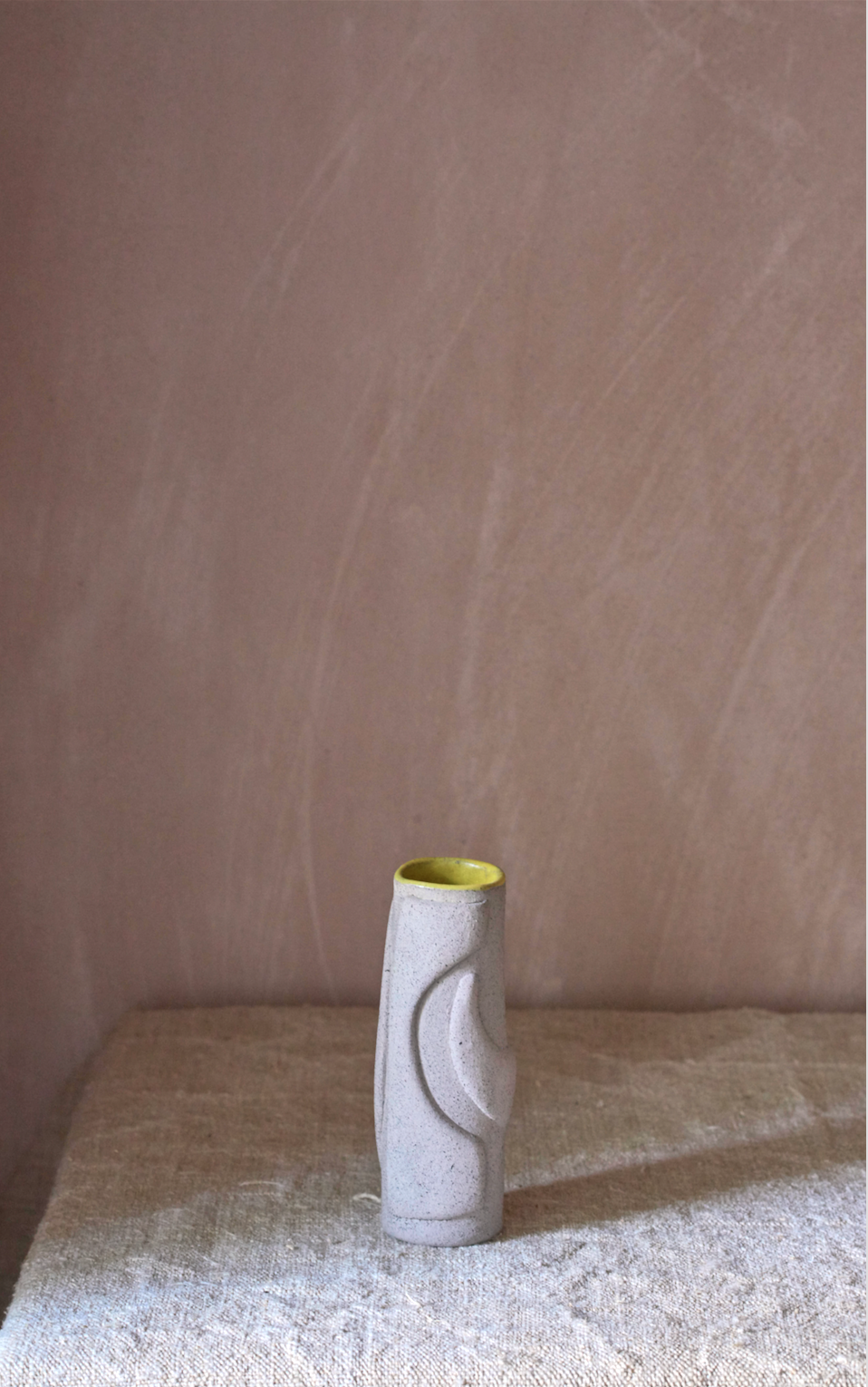 Speckled Grey + Acid Yellow Bottle