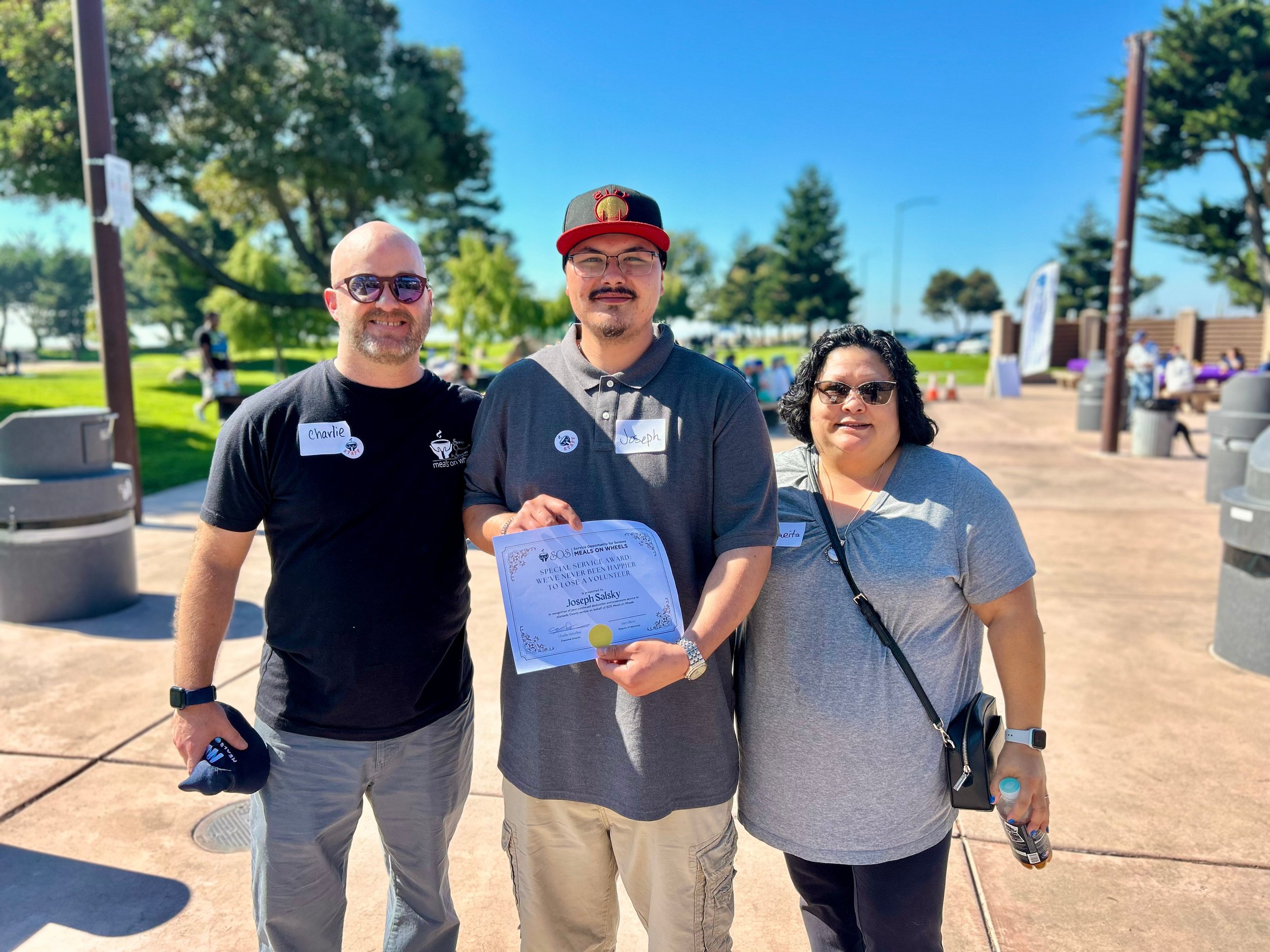 SOS Celebrates its Volunteers at the San Leandro Marina