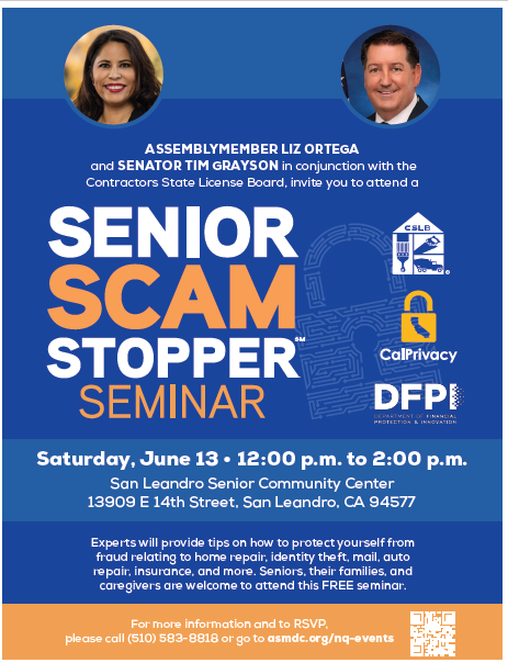 Senior Scam Stoppers Seminar
