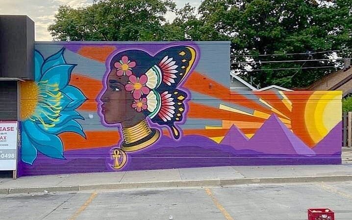 This post is long overdue, but just two weeks back, one of our final murals was completed by the incredibly talented  @adept_alchemist. 
I am so happy to have this beautiful new piece up on the streets of Des Moines for the whole city to enjoy. 
I ca