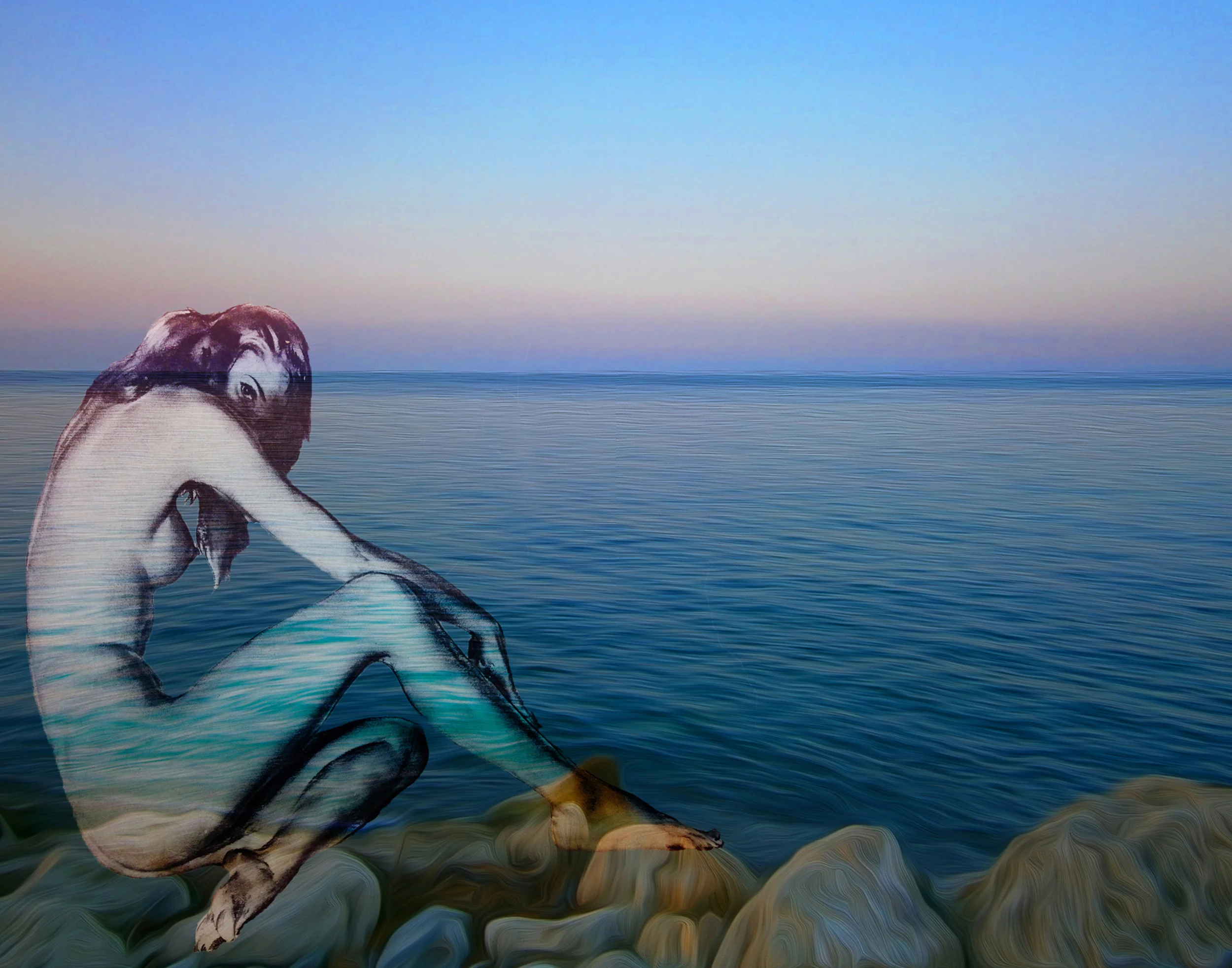 Waiting on the rocks