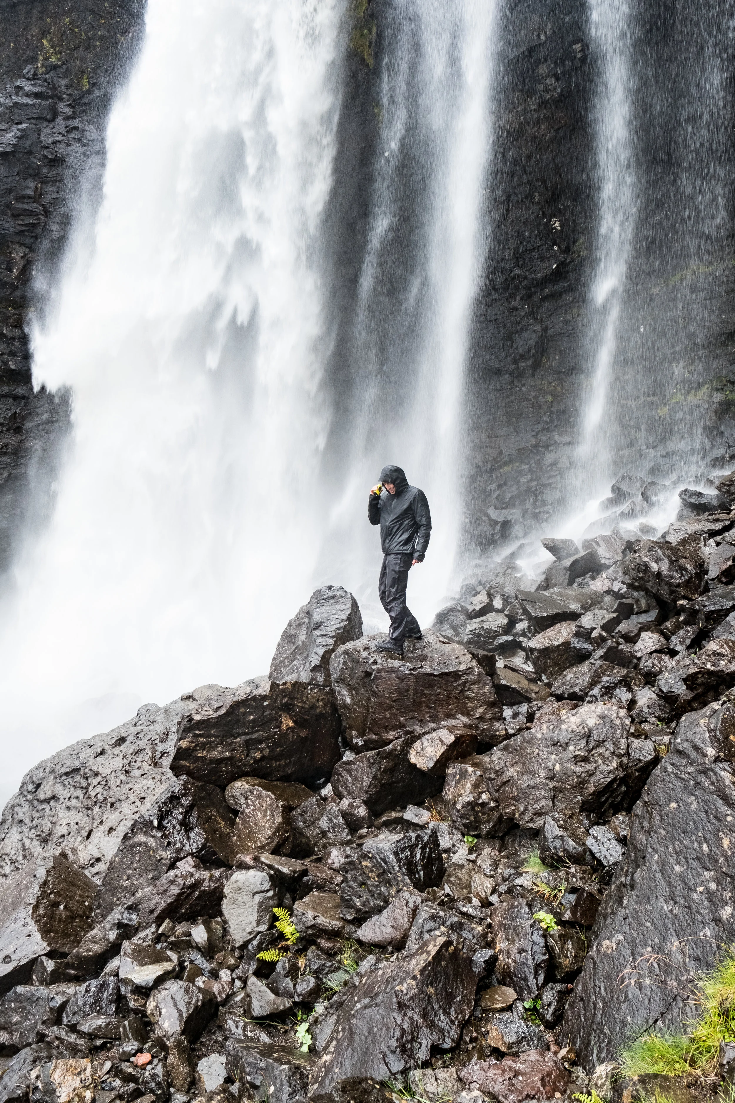 Fossurin í Fossá - The highest waterfall in Faroe Islands