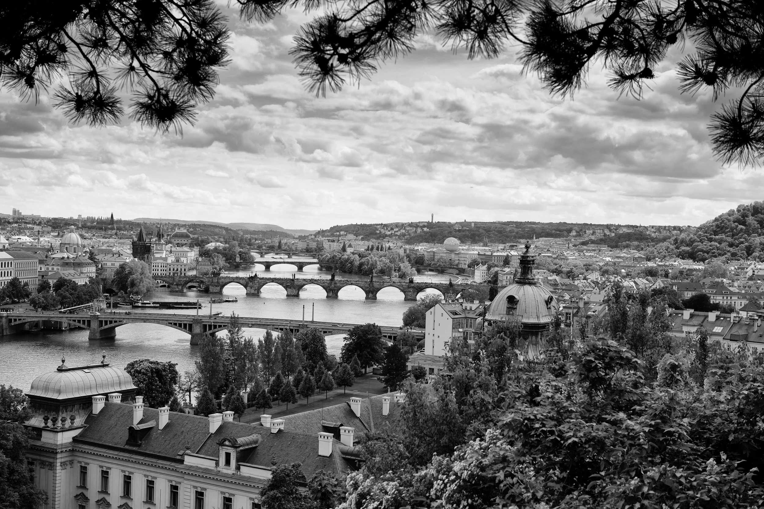 The many bridges of Prague