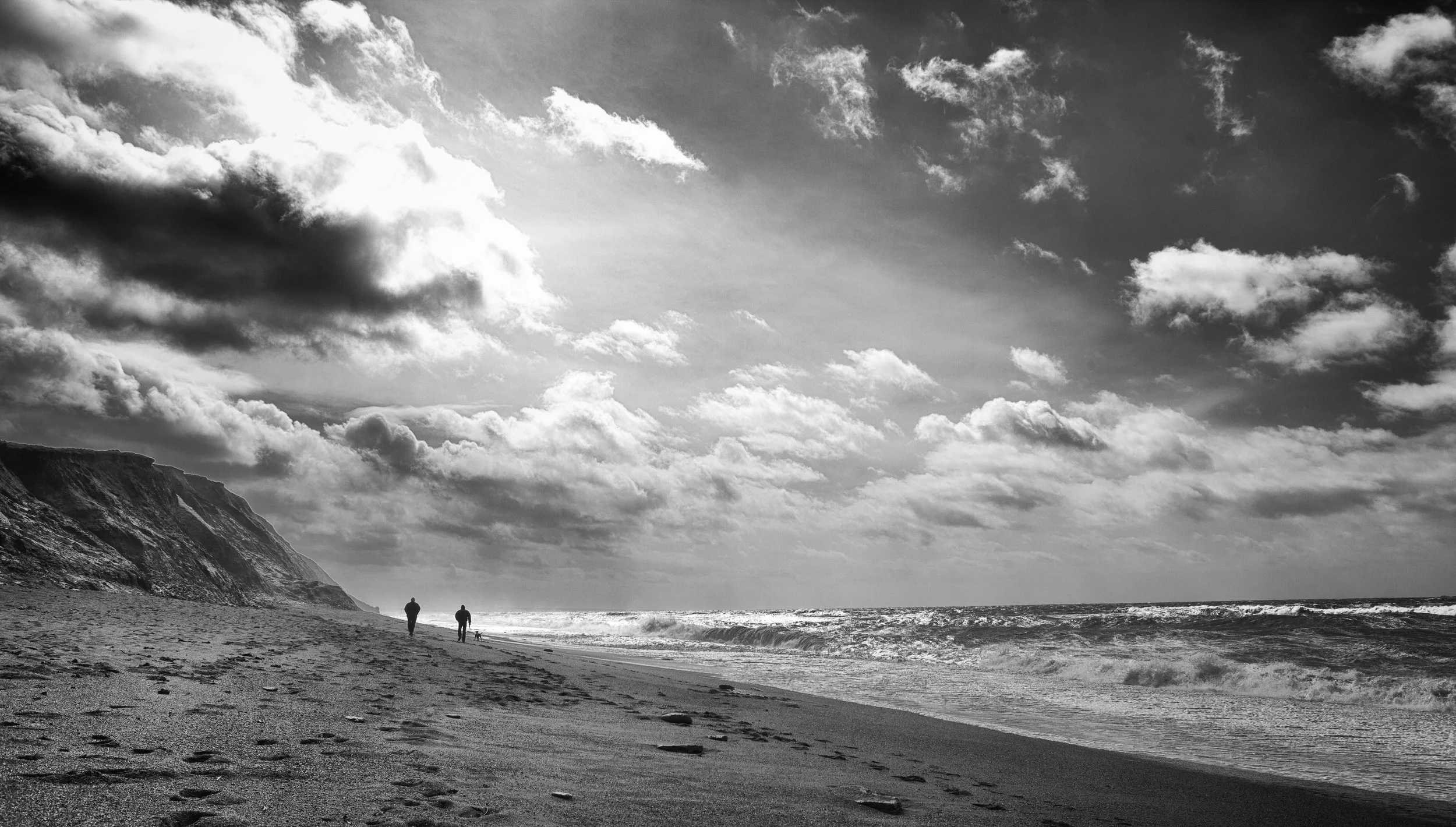 Walk on the beach, Dorset UK