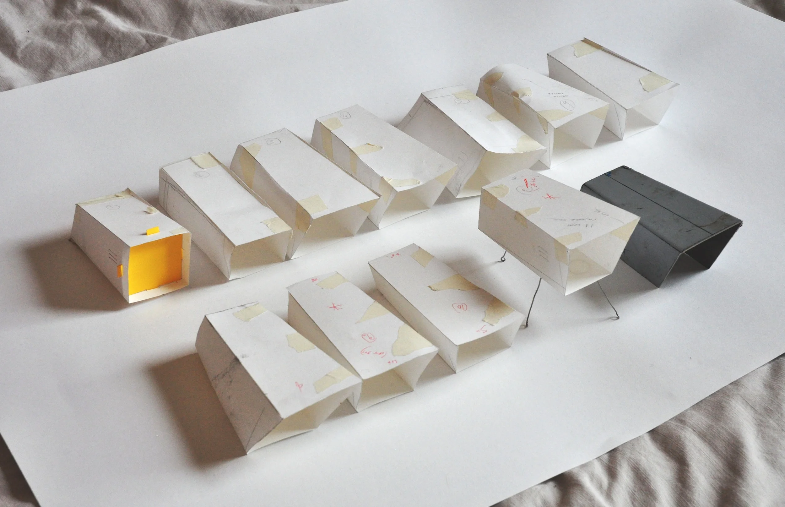 Light Shapes | Maquettes. | © Phat Design