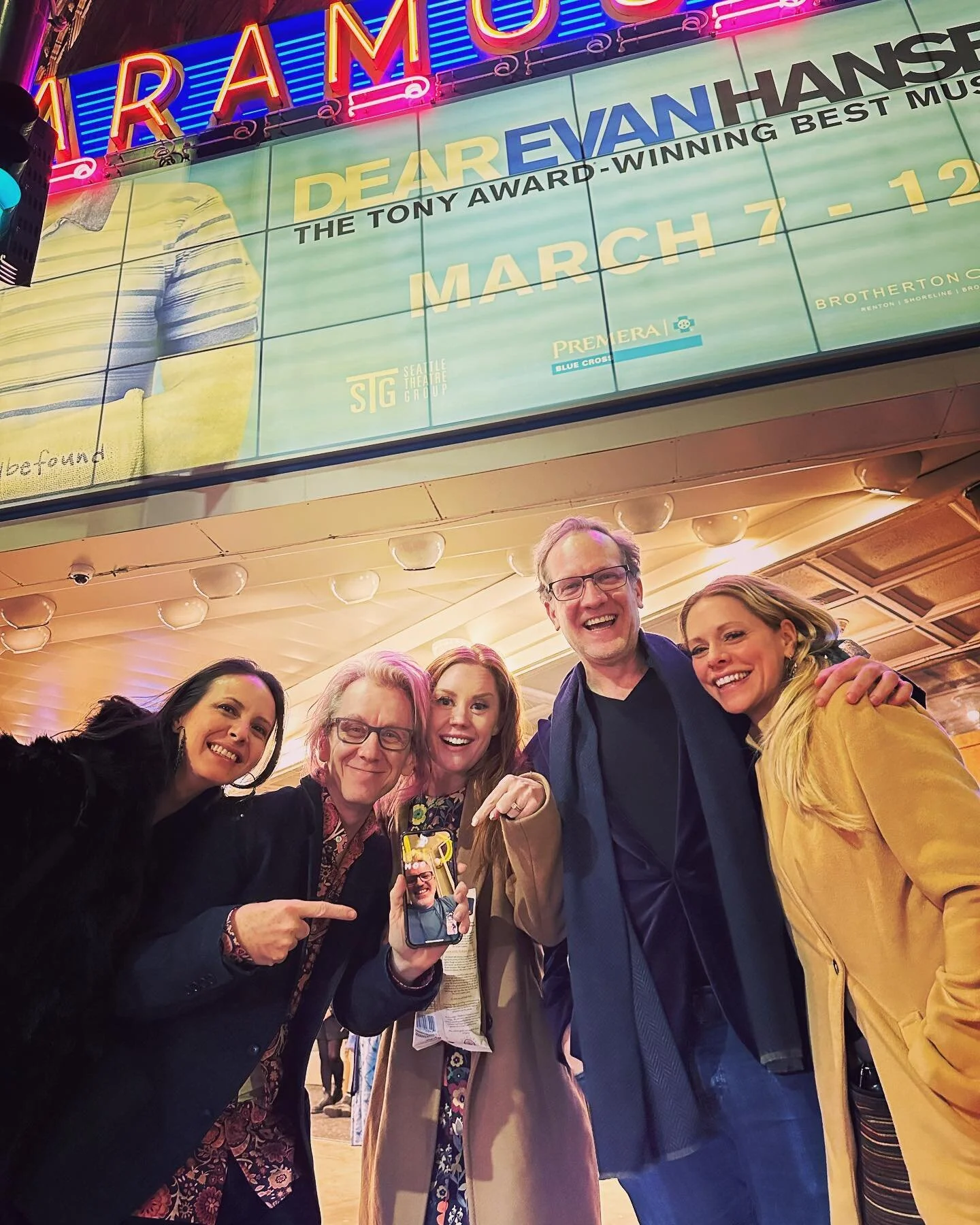 Dear Evan Hansen at the Paramount!
Dear friends and an amazing show. 

@musicalfriends
#seattle
#friendtime