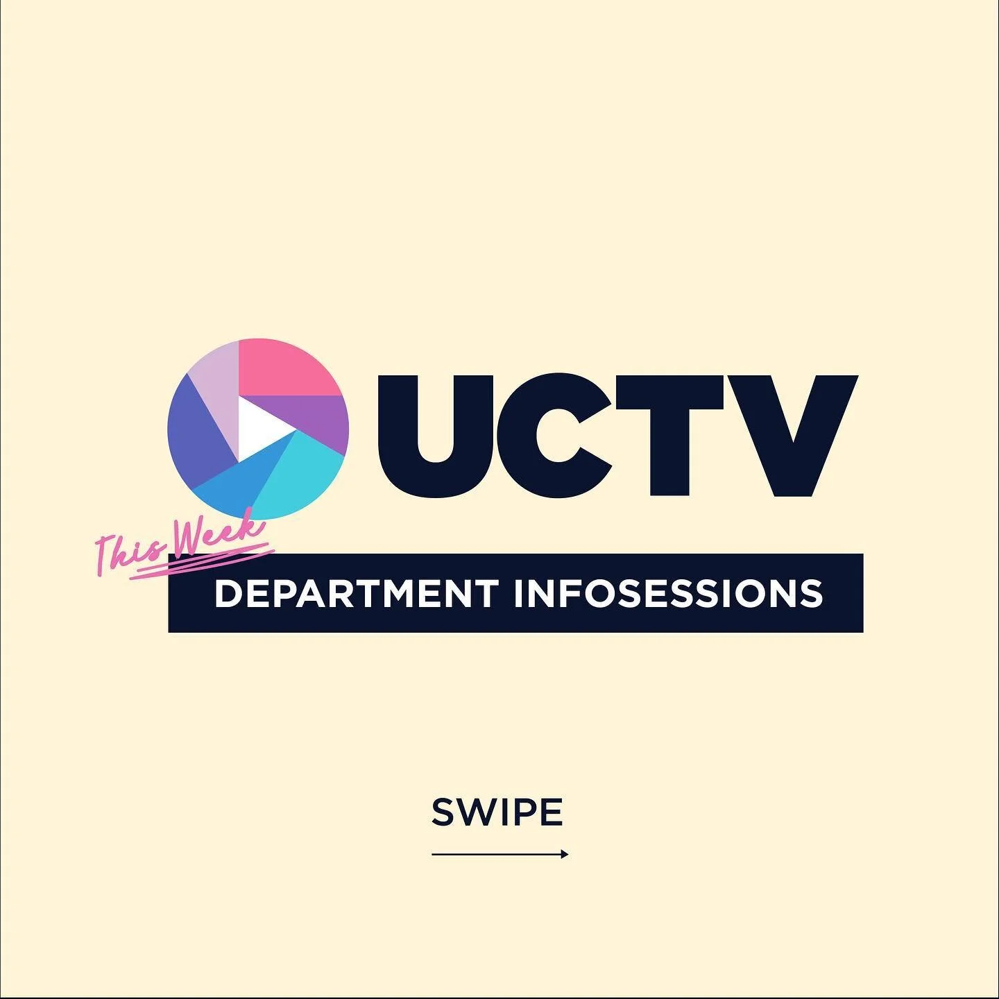 Learn about our Creative, Broadcast, and Business departments in our info sessions this week! Link to meetings in bio!

UPDATE: Entertainment and Film now moved to Thursday 2/18 at 4:00pm.
