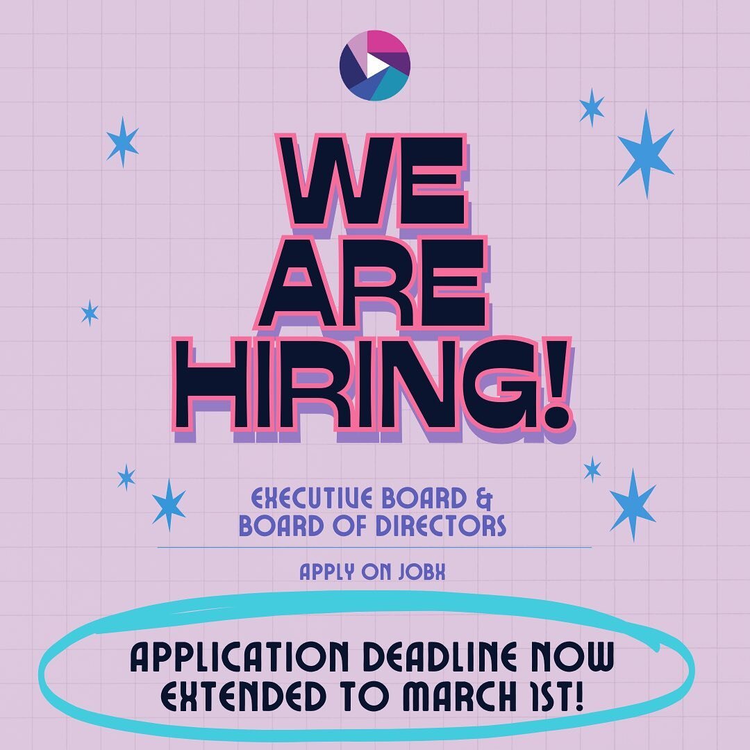 Our application deadline has been extended to March 1st! 🚨
If you are interested, apply to our positions on JobX!‼️