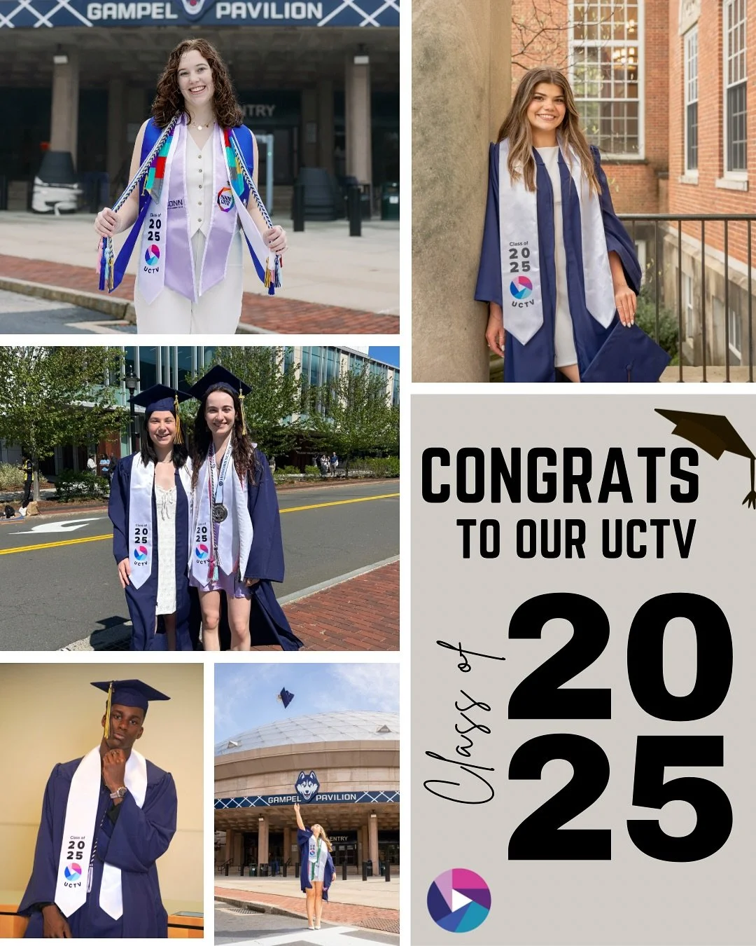 Congrats to all of our UCTV Seniors🎓 We are so proud of you and can&rsquo;t wait to see everything you accomplish🫶