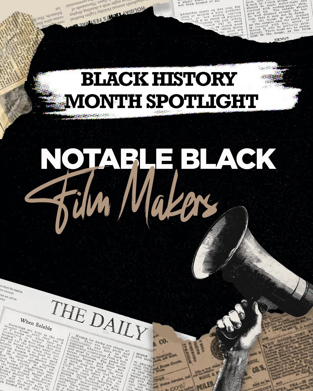 Black History Month Spotlight: Notable Black Film Makers! #uctv #blackhistorymonth #blackfilmmakers