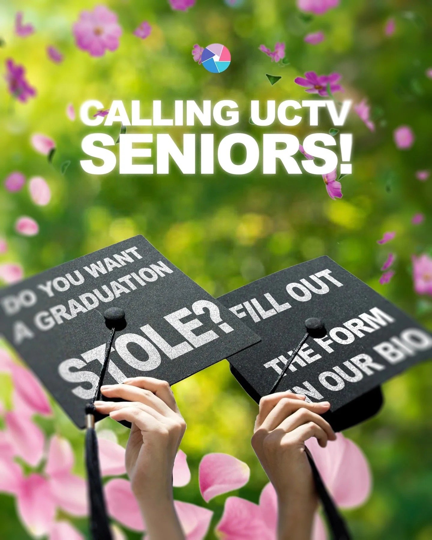 UCTV Seniors!! Graduation is coming soon so if you would like a stole please fill out the form in our linktree! 🎓🎉