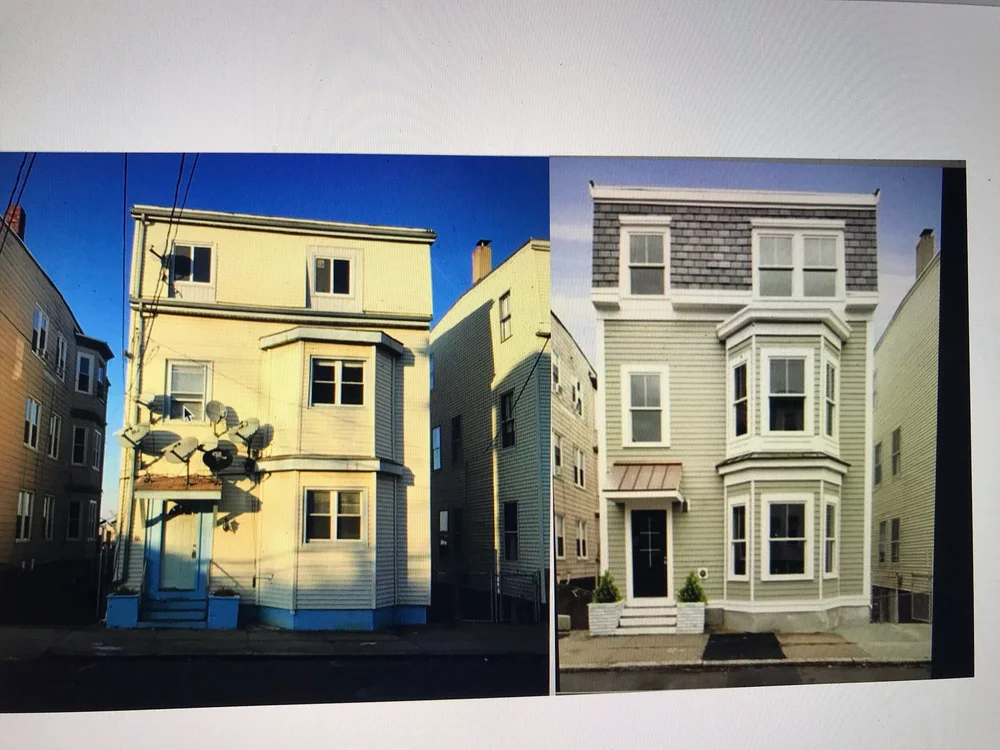 66 Falcon Street Boston - Before & After