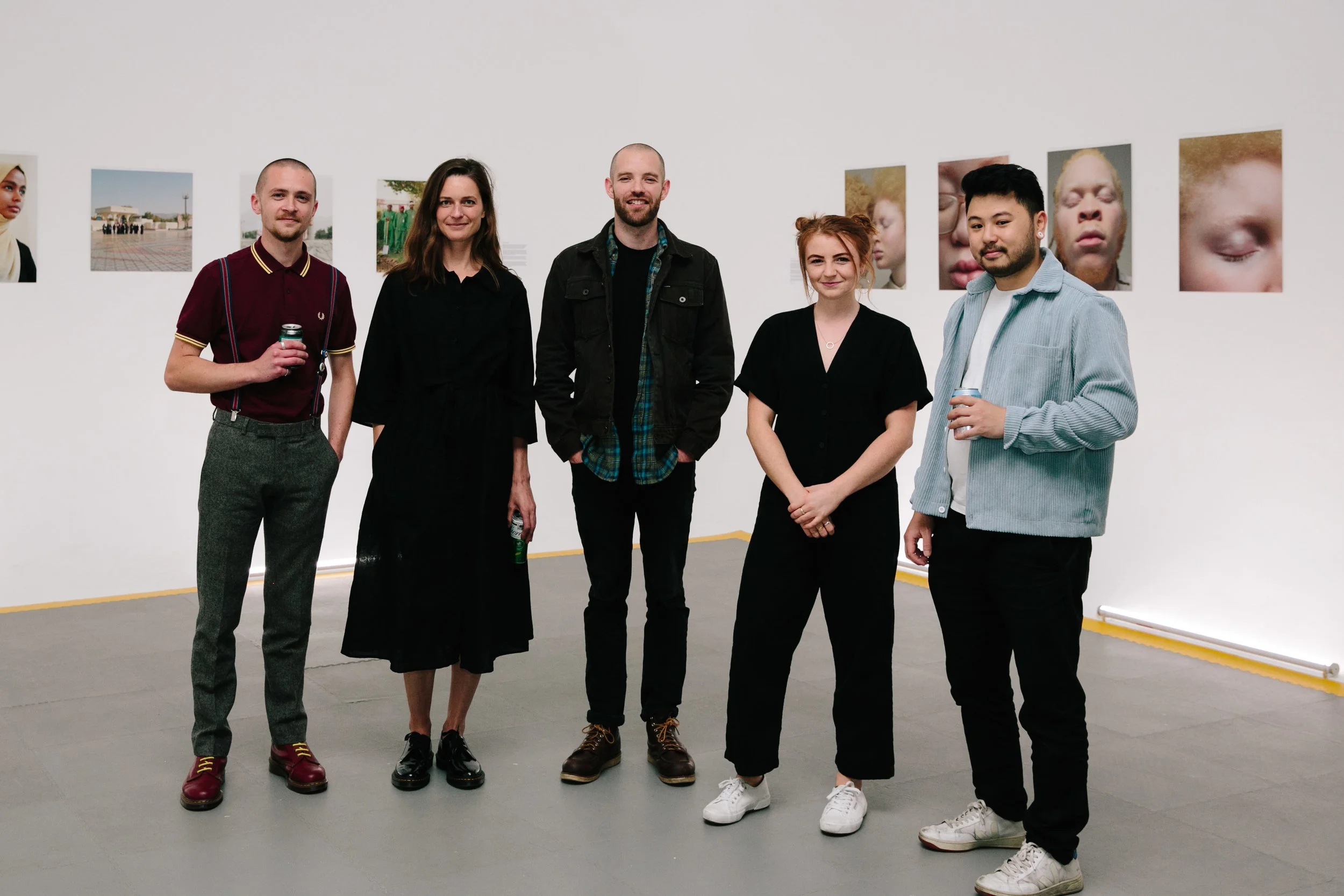 LPA Futures 2019 Winners. From left to right, Josh Adam Jones, Andrea Zvadova, Andy Pilsbury, Frankie Turner, Gavin Li.