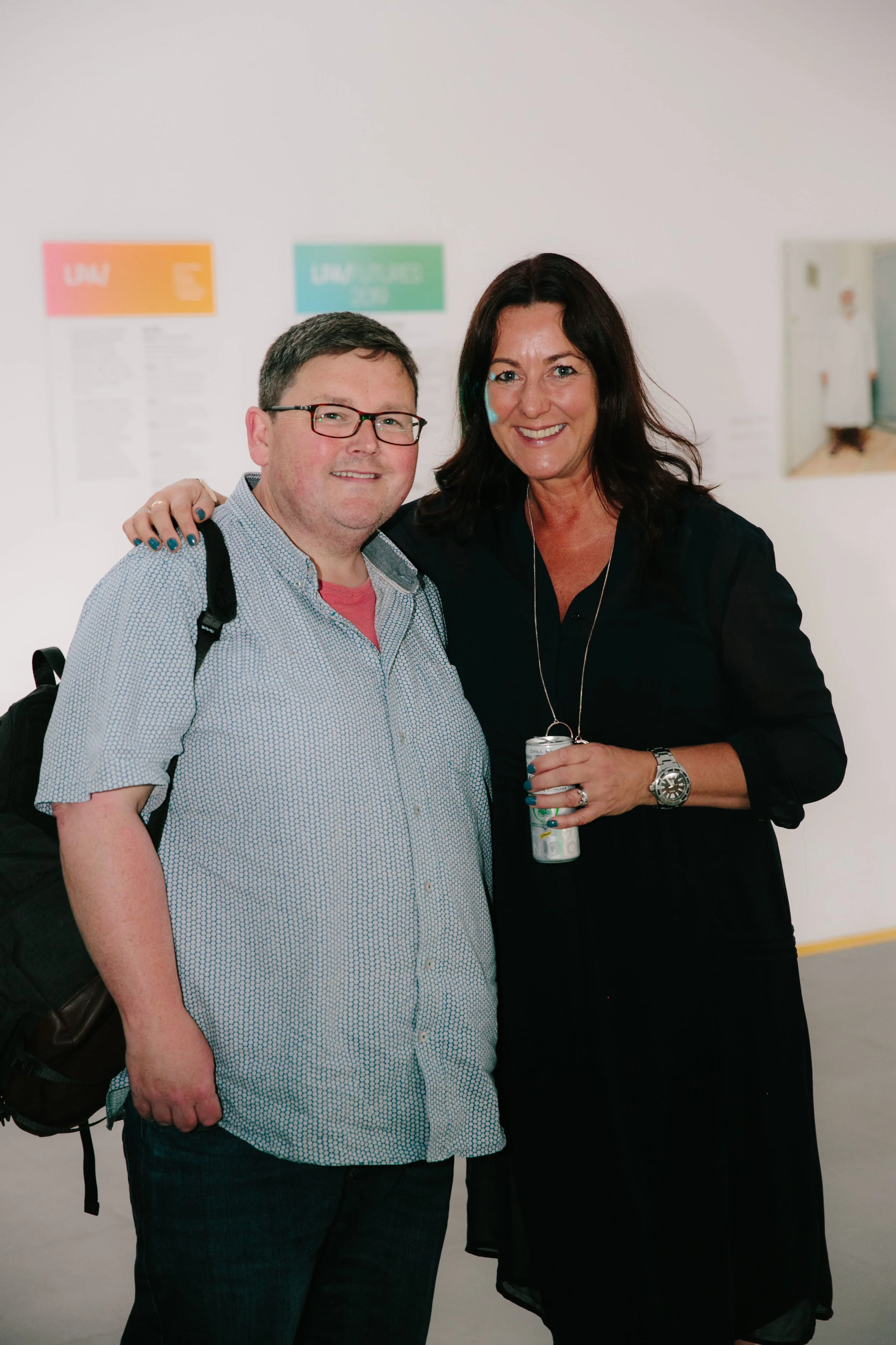 Lisa with Seamus McGibbon from the AOP.