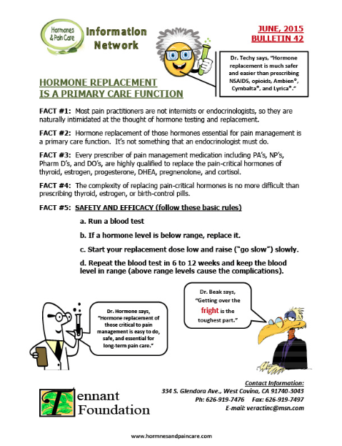 Bulletin 42: Hormone Replacement Is A Primary Care Function