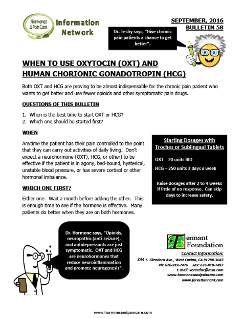 Bulletin 58: When To Use Oxytocin (Oxt) And Human Chorionic Gonadotropin (HCG)