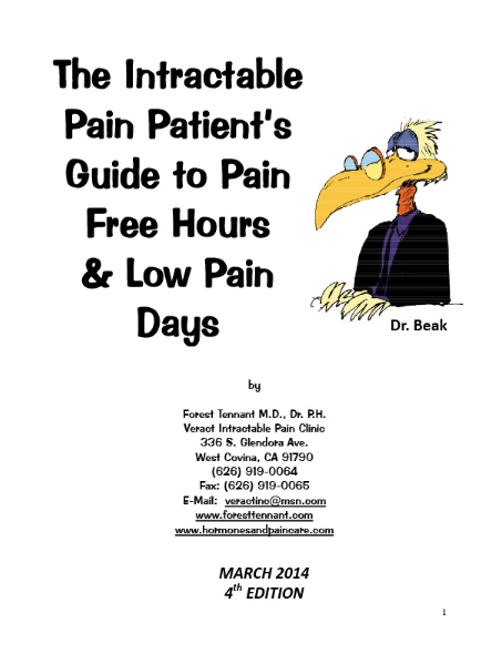 The Intractable Pain Patient's Guide To Pain Free Hours &amp; Low Pain Days