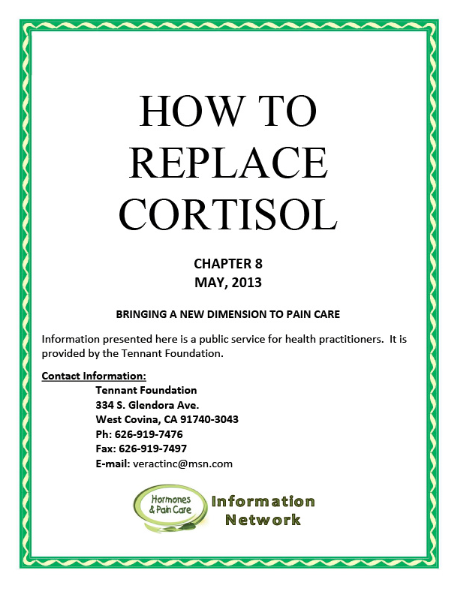 Chapter 8: How To Replace Cortisol